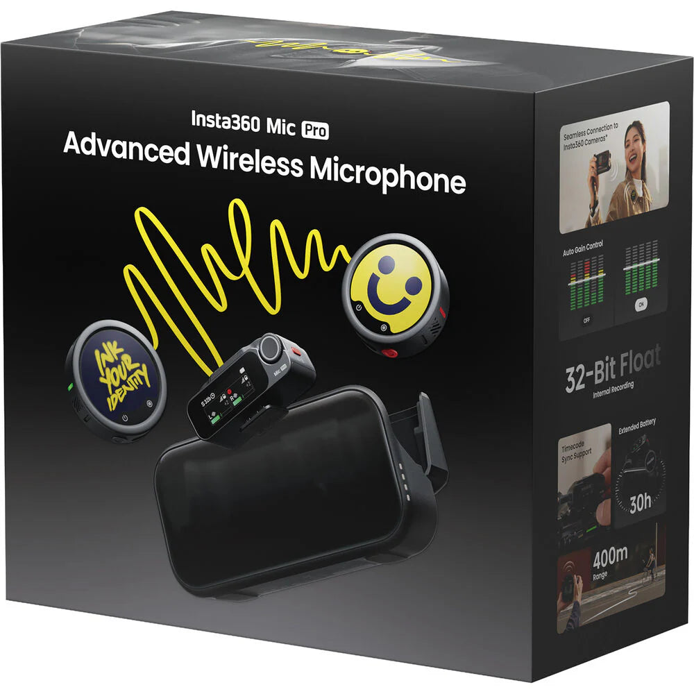 Insta360 Mic Pro (2 TX + 1 RX)