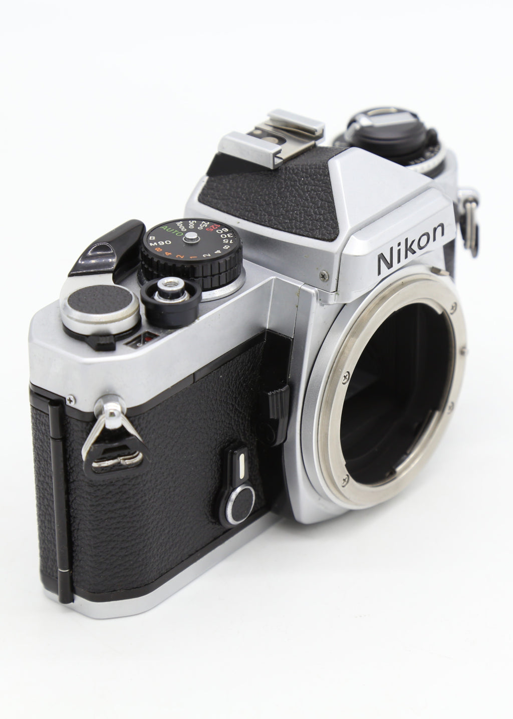 Used Nikon FE Silver Body only 35mm Film Camera  S/N 3011561 (Near-Mint)
