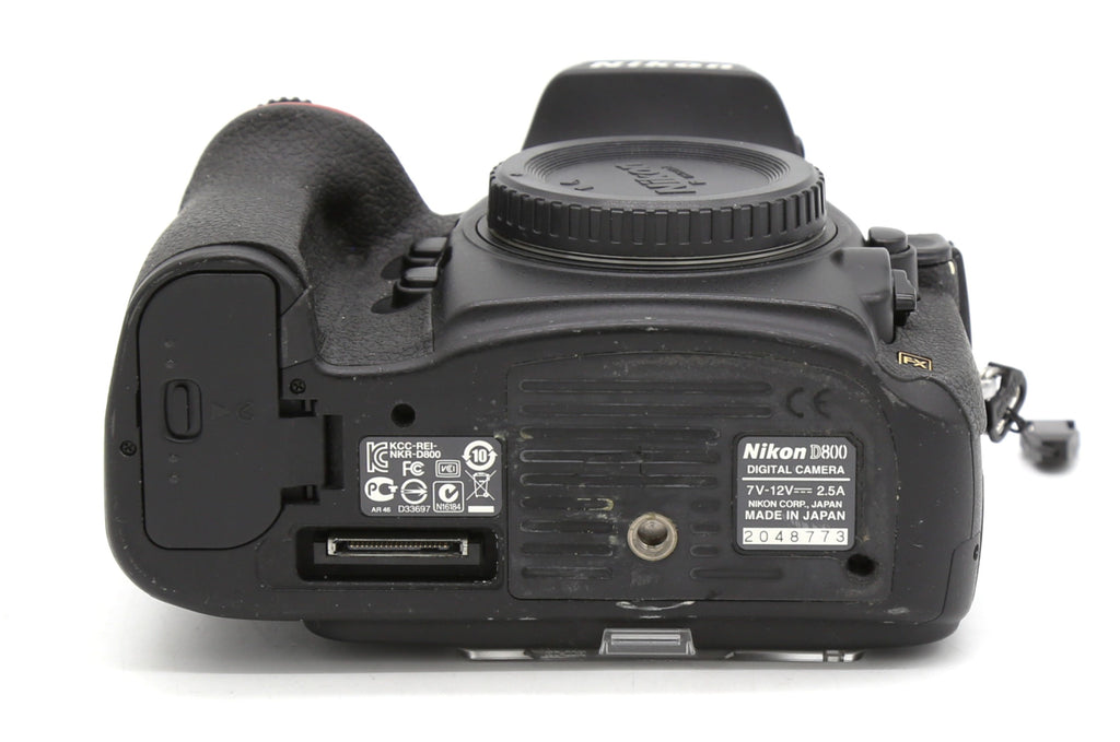 Used Nikon D800 Body Only S/N 2048773