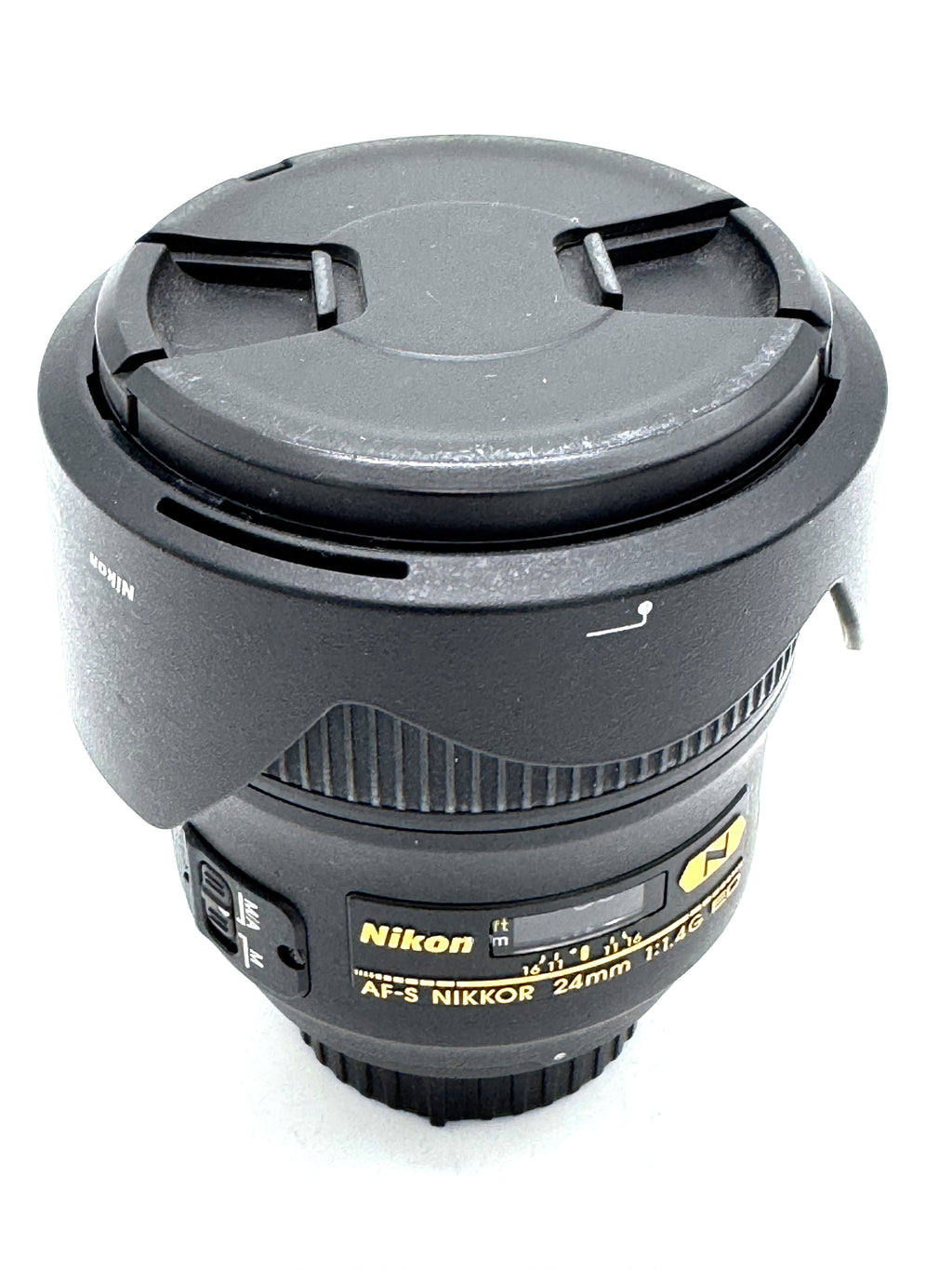 Used Nikon AF-S 24mm F1.4G Prime Lens S/N 209828