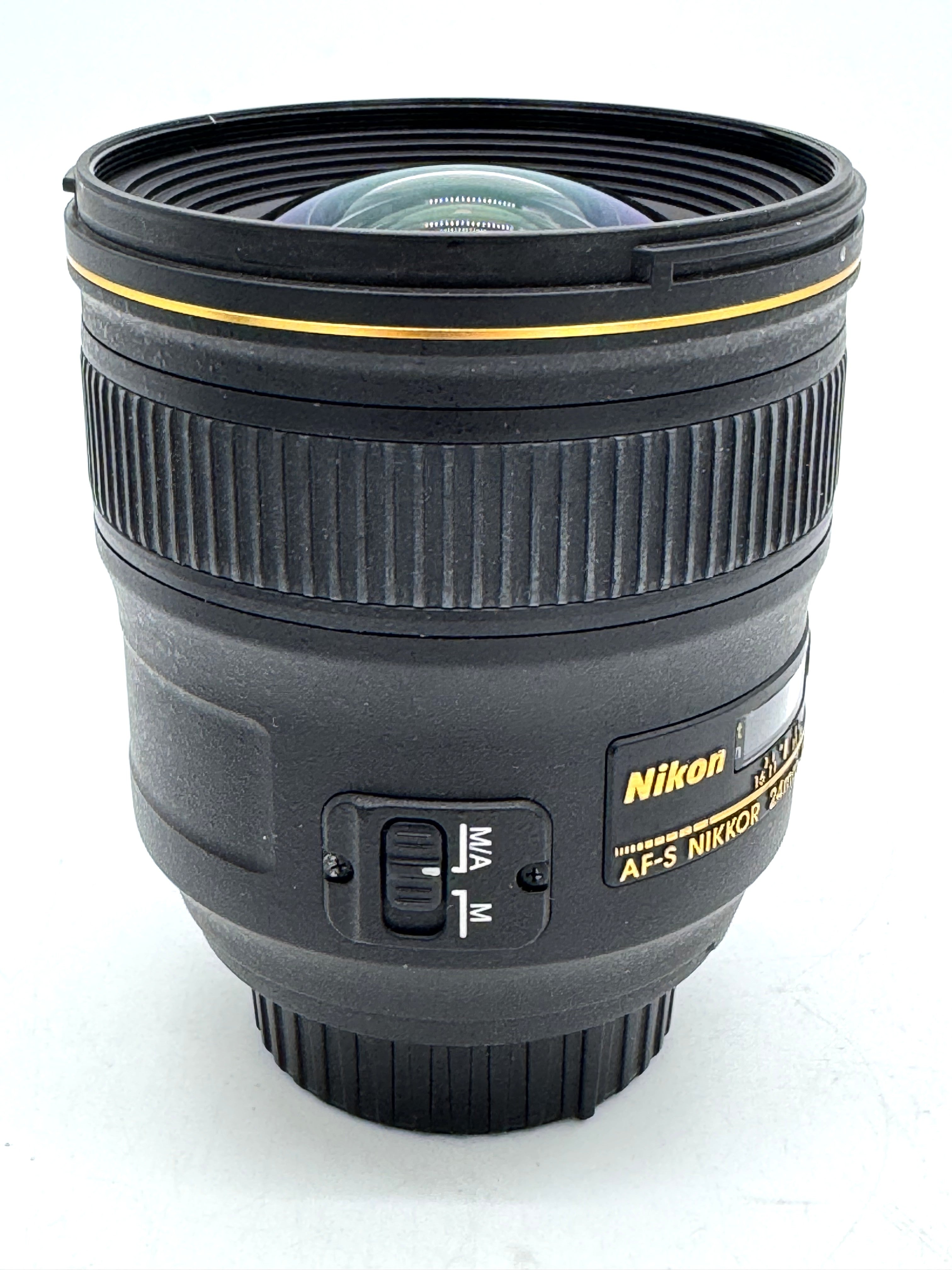 Used Nikon AF-S 24mm F1.4G Prime Lens S/N 209828
