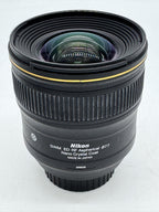 Used Nikon AF-S 24mm F1.4G Prime Lens S/N 209828