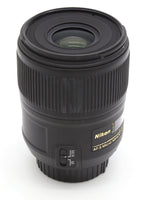 Used Nikon AF‑S 60mm f/2.8G ED Micro Nikkor Lens S/N 2295114
