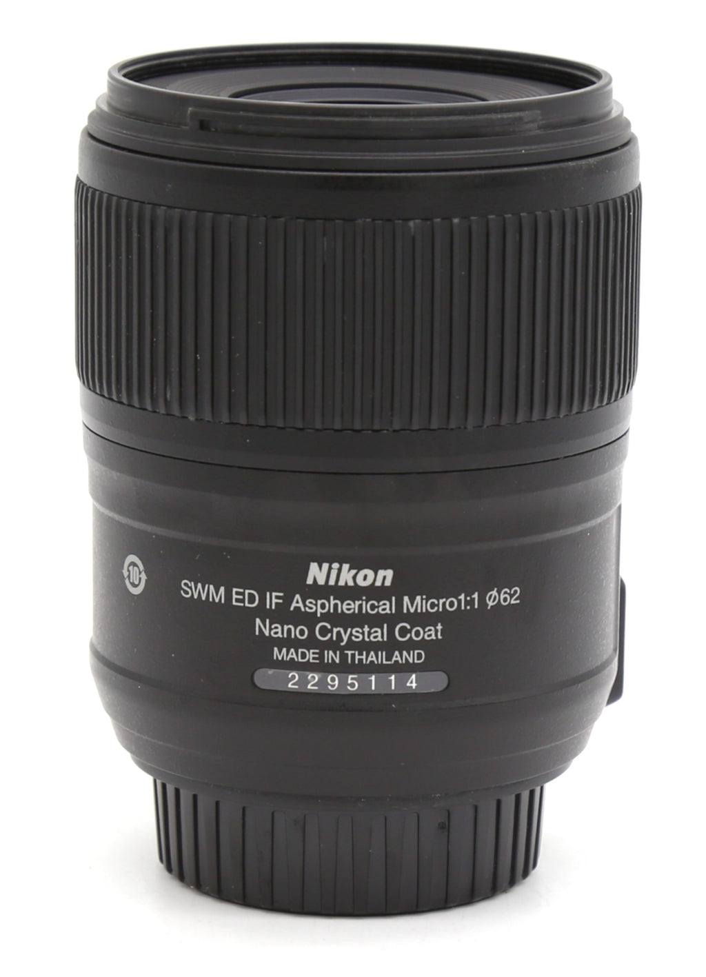 Used Nikon AF‑S 60mm f/2.8G ED Micro Nikkor Lens S/N 2295114