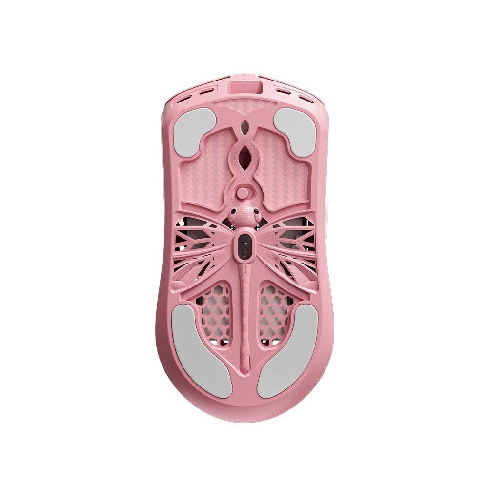 ARBITER STUDIO TENKO Akitsu Carbon Fiber 8K Ultra- Wireless Gaming Mouse (Pink)