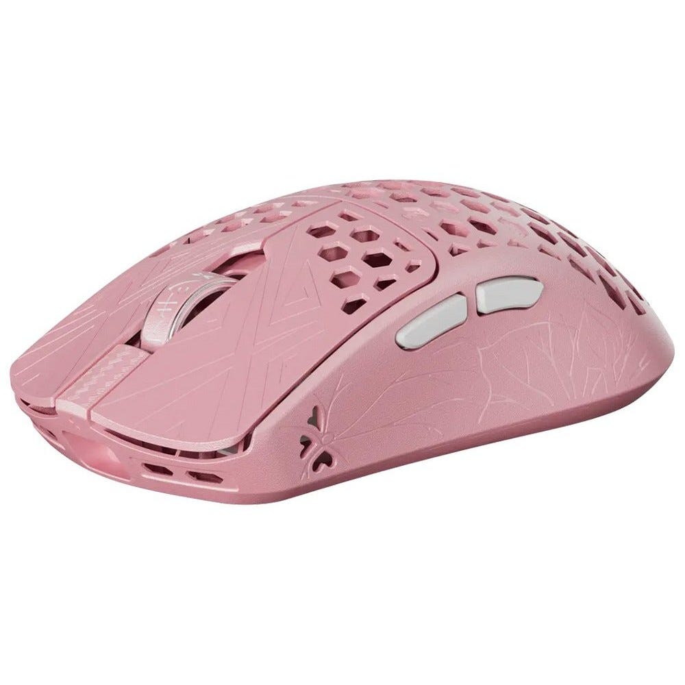 ARBITER STUDIO TENKO Akitsu Carbon Fiber 8K Ultra- Wireless Gaming Mouse (Pink)
