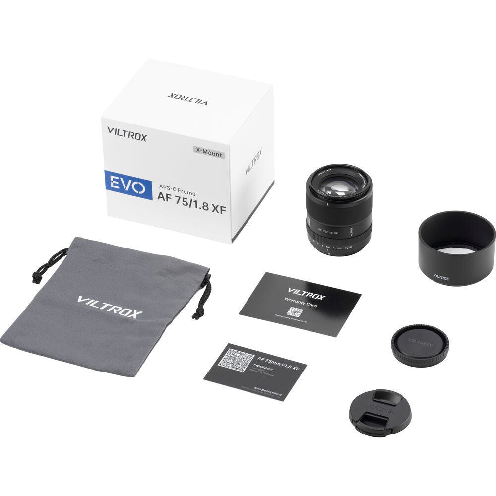 Viltrox AF 75mm f/1.8 APS-C Lens - Fujifilm X-Mount