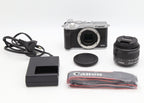 Used Canon EOS M6 w. 15-45mm S/N - 455051000650
