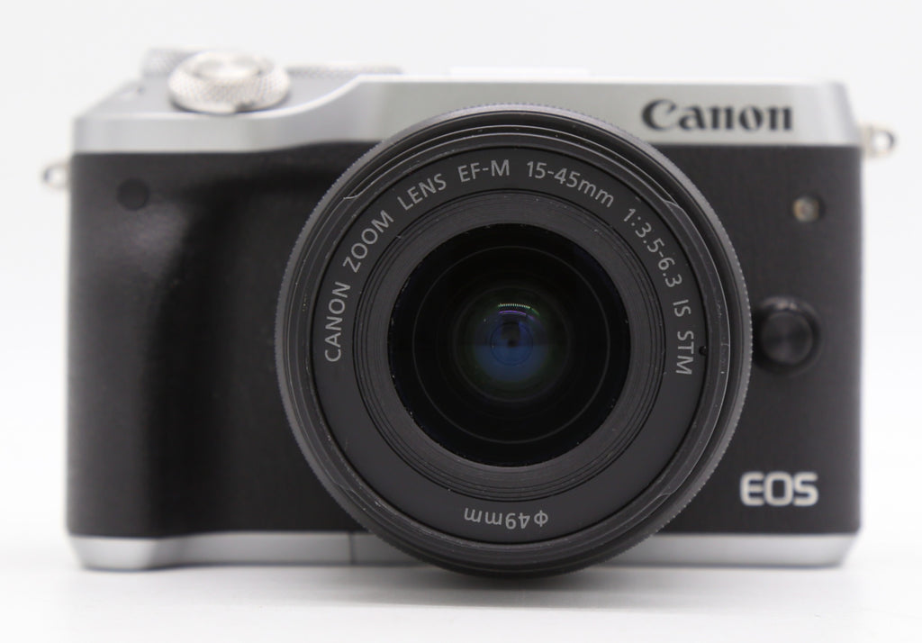Used Canon EOS M6 w. 15-45mm S/N - 455051000650