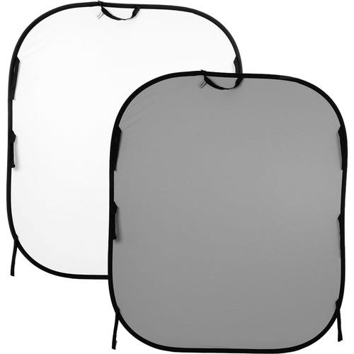 Lastolite BG Collapsible Rev 150x180cm White & Mid Grey