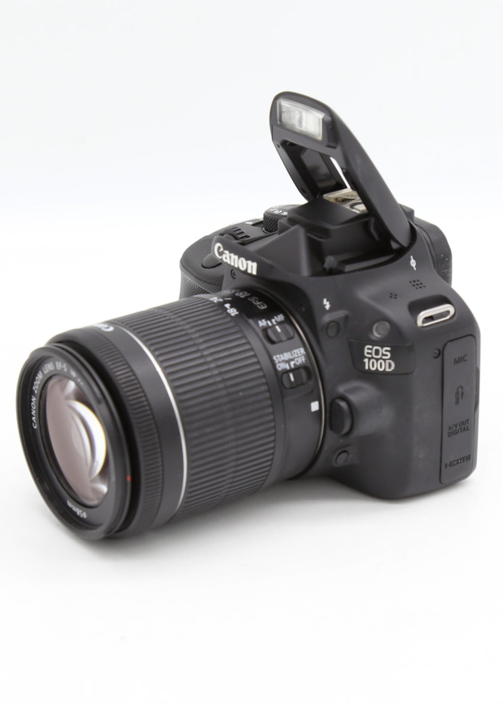 Used Canon EOS 100D with EF-S 18-55MM IS STM Kit SN: 118073019473