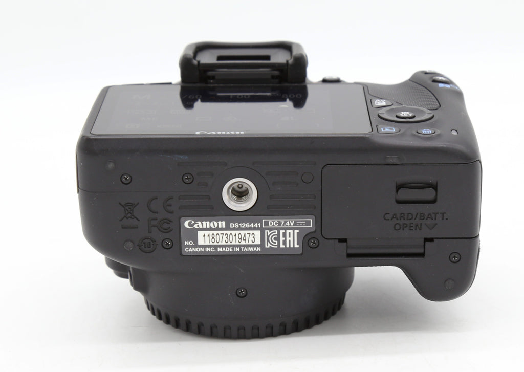 Used Canon EOS 100D with EF-S 18-55MM IS STM Kit SN: 118073019473