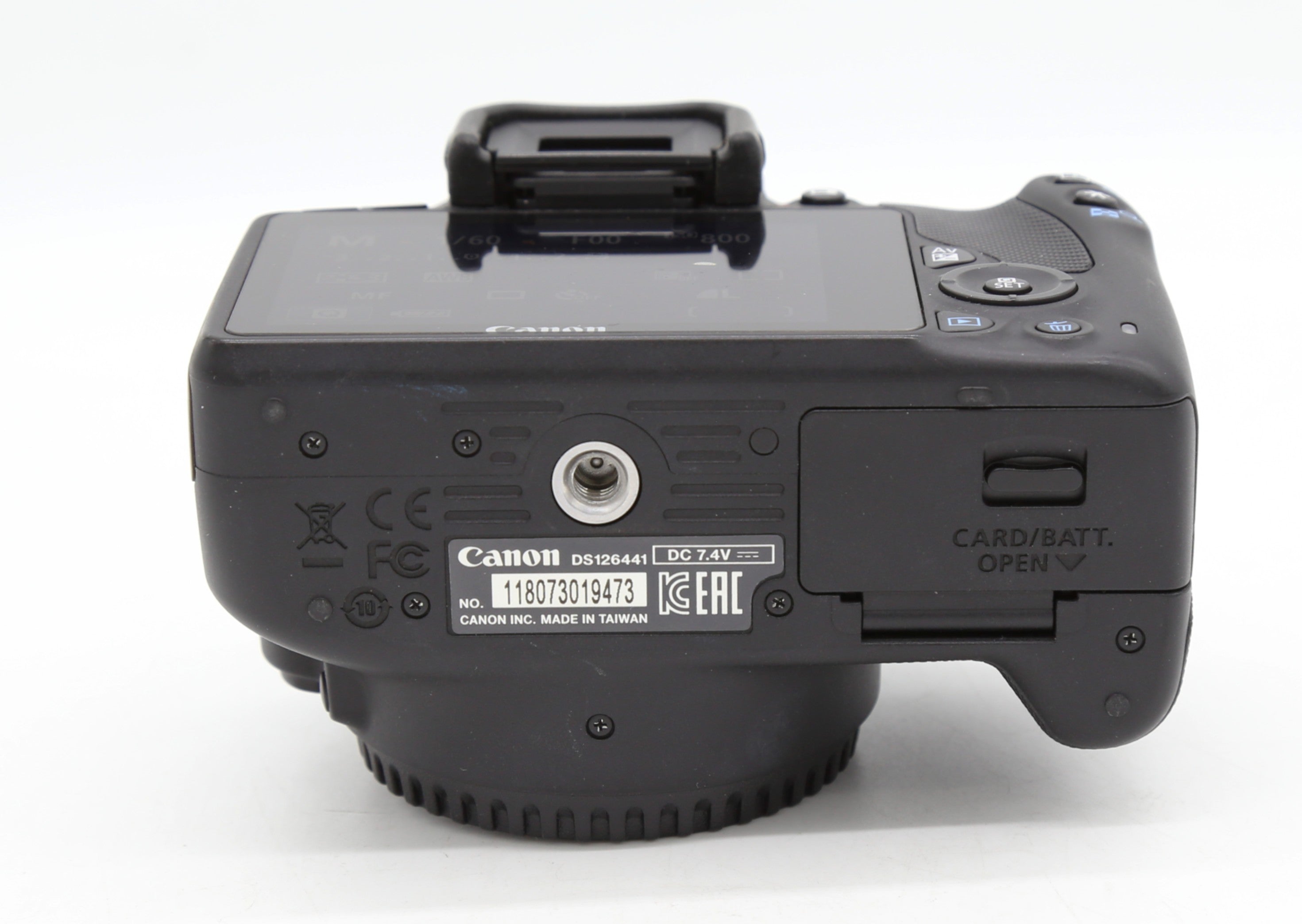 Used Canon EOS 100D with EF-S 18-55MM IS STM Kit SN: 118073019473