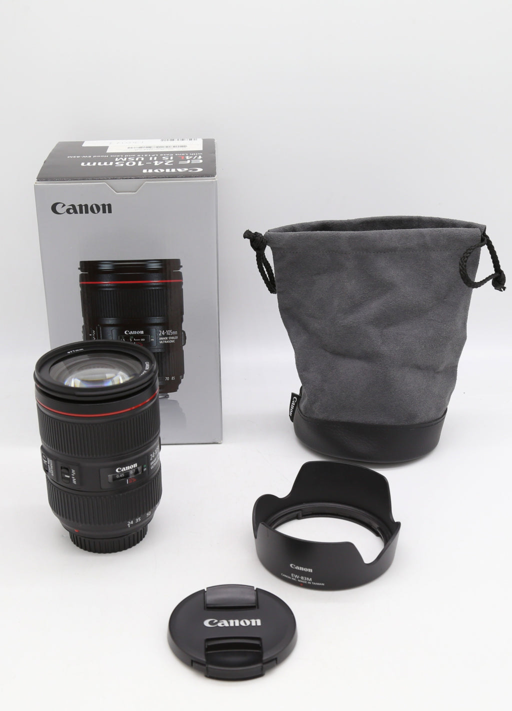 Used Canon EF 24-105mmF4 IS II USM Zoom Lens S/N 5823003370
