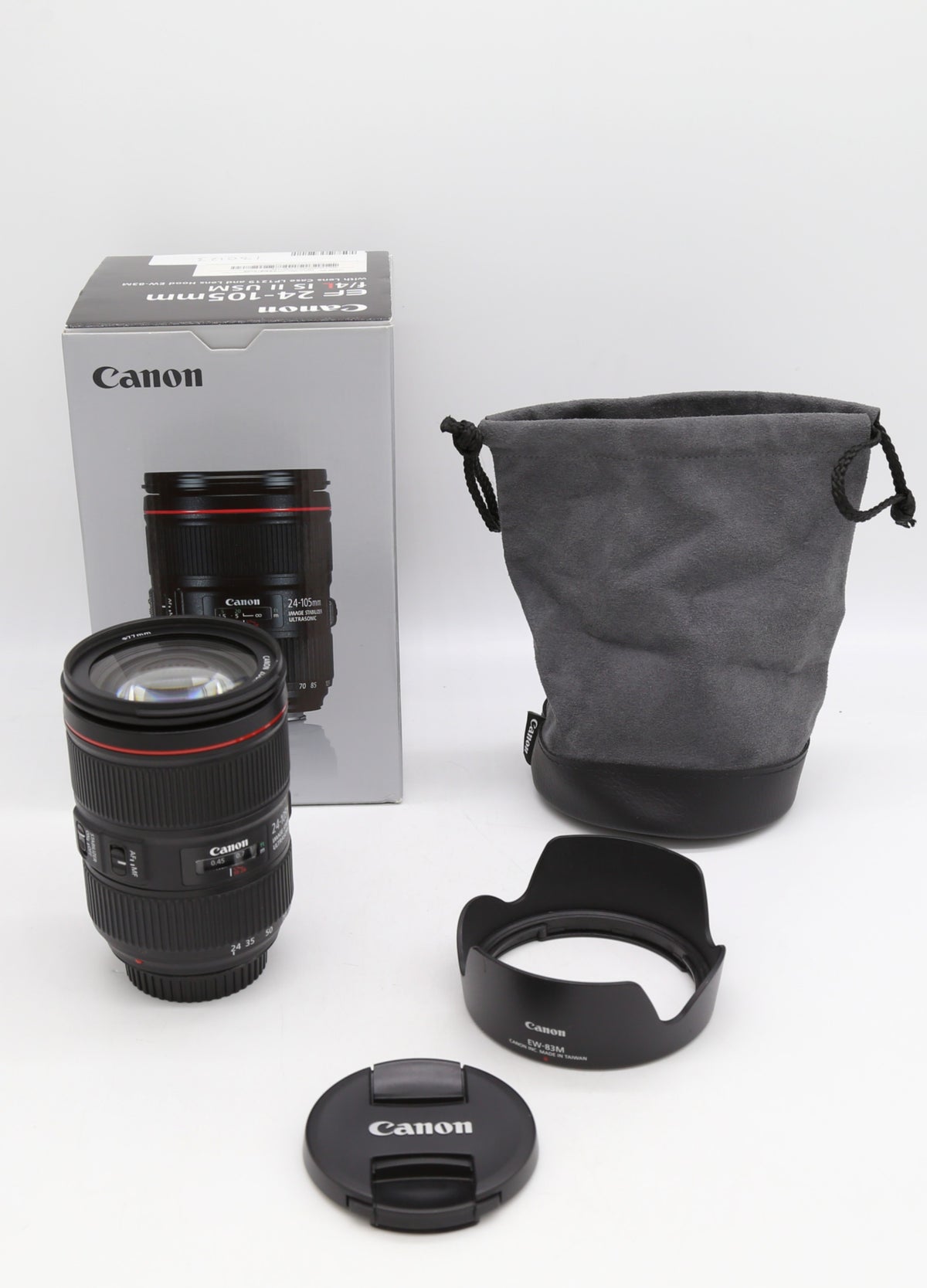 Used Canon EF 24-105mmF4 IS II USM Zoom Lens S/N 5823003370