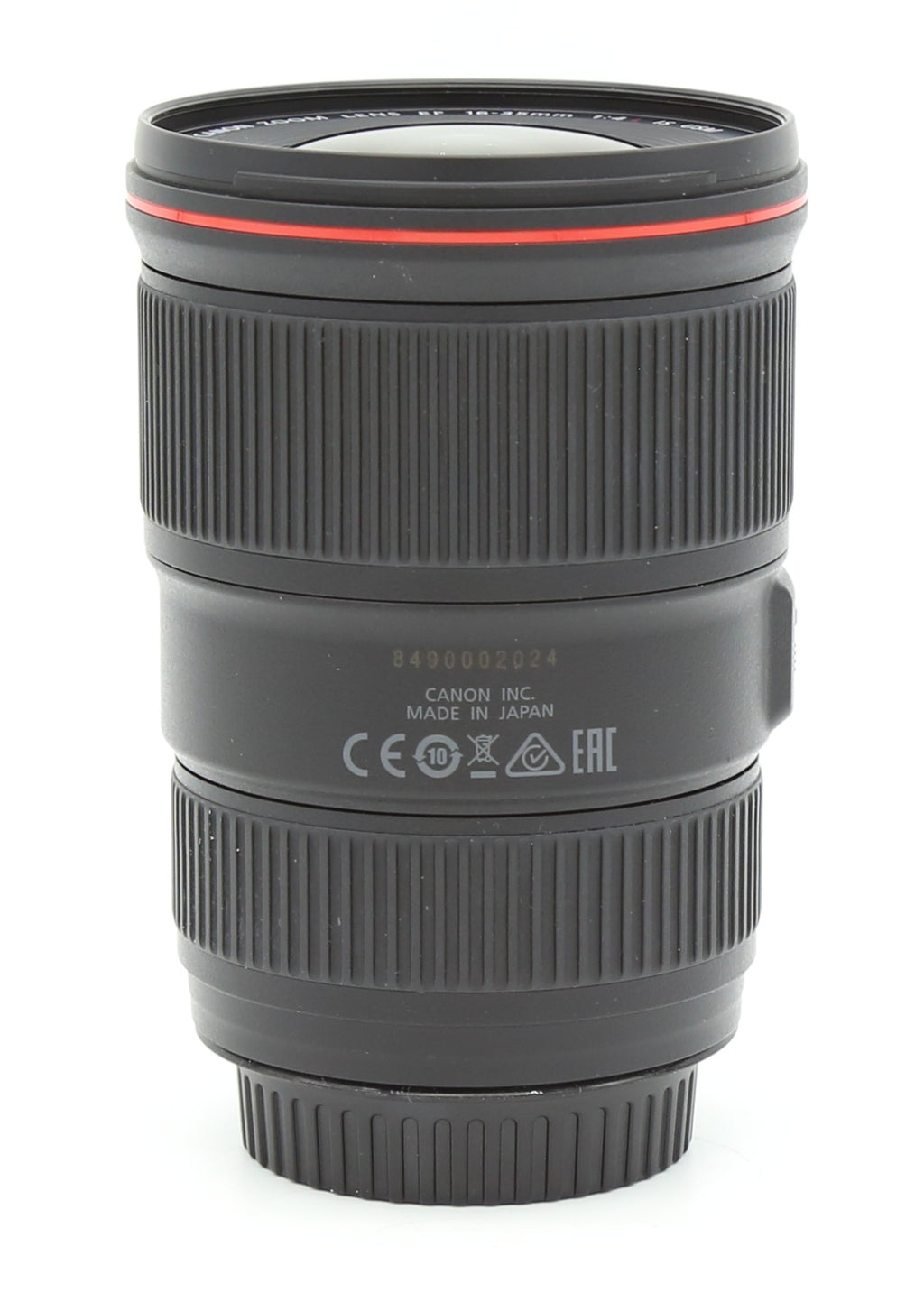 Used Canon EF 16-35mm F4 L IS USM Zoom Lens S/N 8490002024