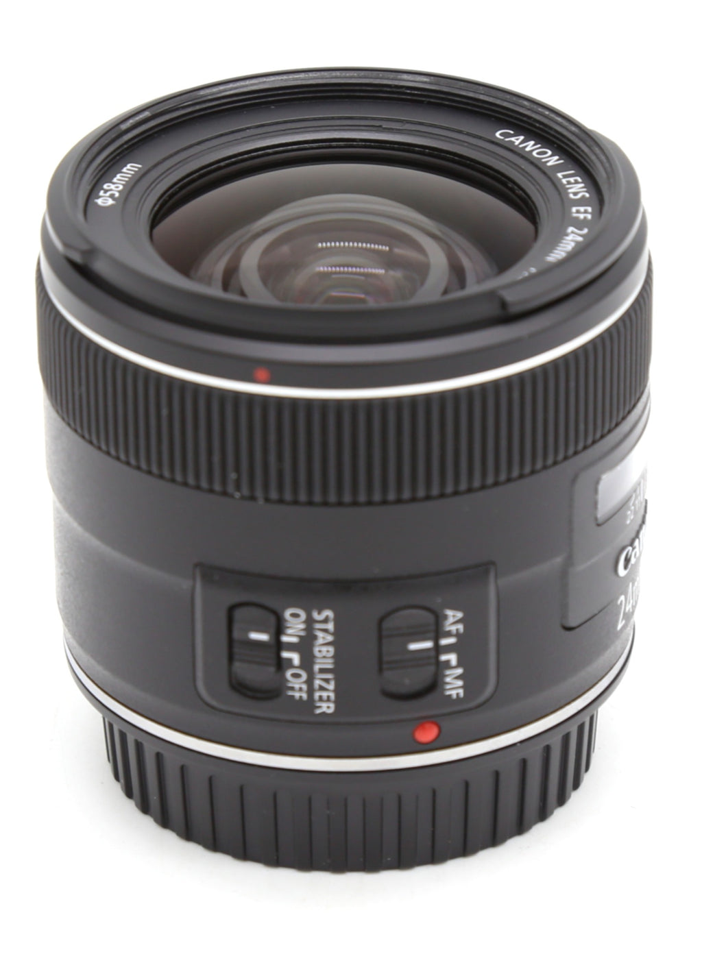 Used Canon EF 24mm F2.8 IS USM Prime Wide Angle Lens S/N 8200000159