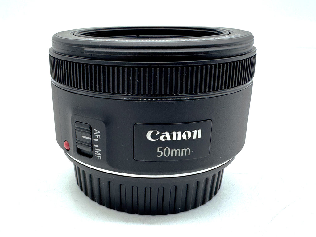 Used Canon EF 50mm F1.8 STM Lens with Lens Hood S/N 8011126816