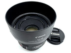 Used Canon EF 50mm F1.8 STM Lens with Lens Hood S/N 8011126816