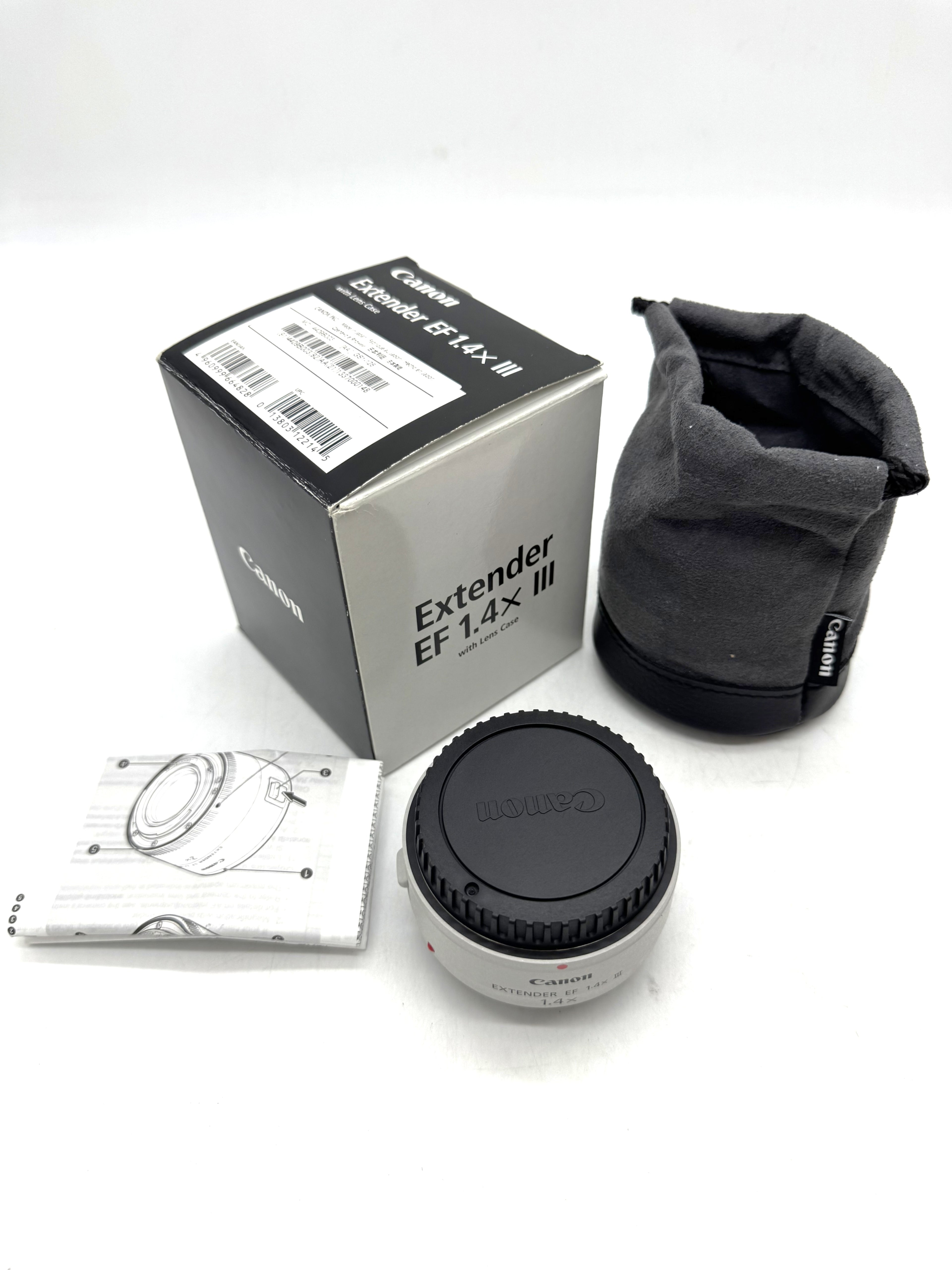 Used Canon EF 1.4x III Extender Lens S/N 1337000148