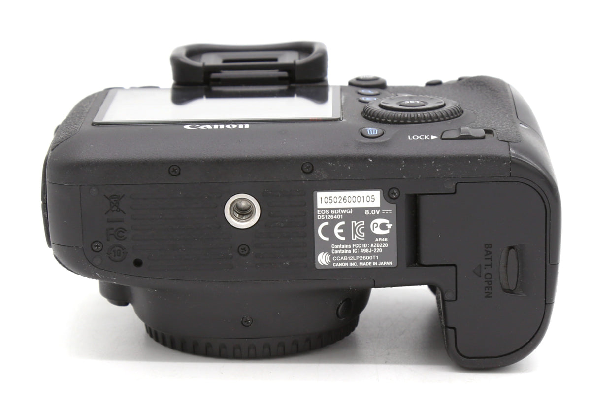 Used Canon EOS 6D Body Only S/N 105026000105