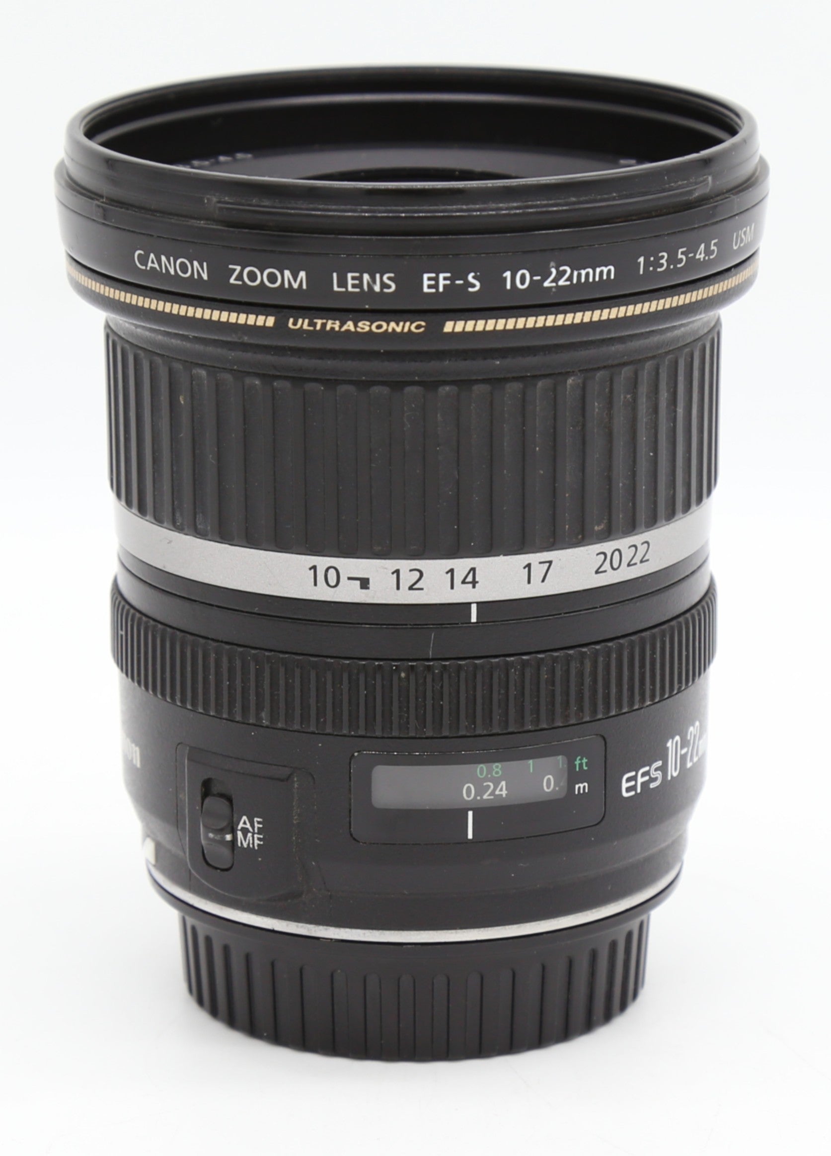 Used Canon EF-S 10-22mm USM F/3.5-4.5  Ultra Wide Zoom SN: 90600990