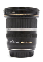 Used Canon EF-S 10-22mm USM F/3.5-4.5  Ultra Wide Zoom SN: 90600990