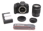 Used Canon EOS 700d w. 18-55mm S/N - 35031002369