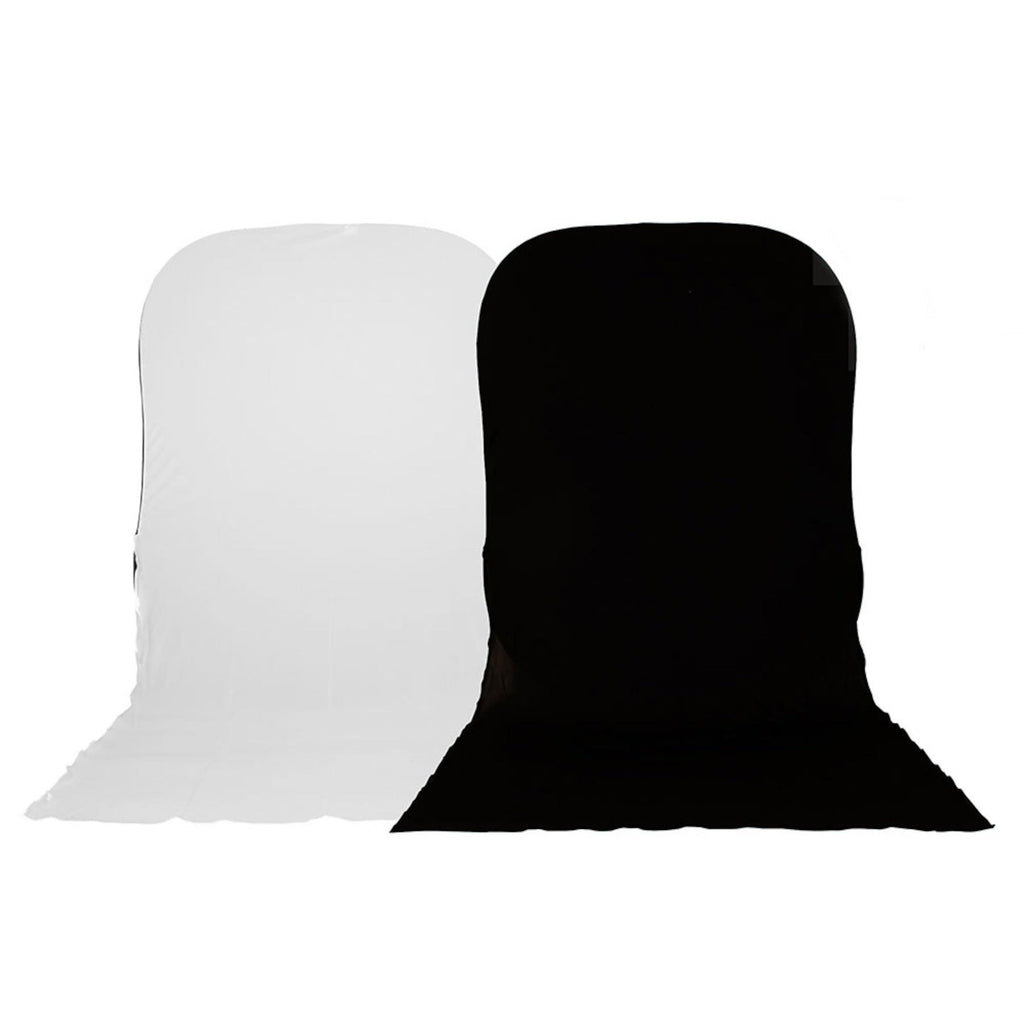 Lastolite BG Collapsible Rev 180x215cm Black & White with Train