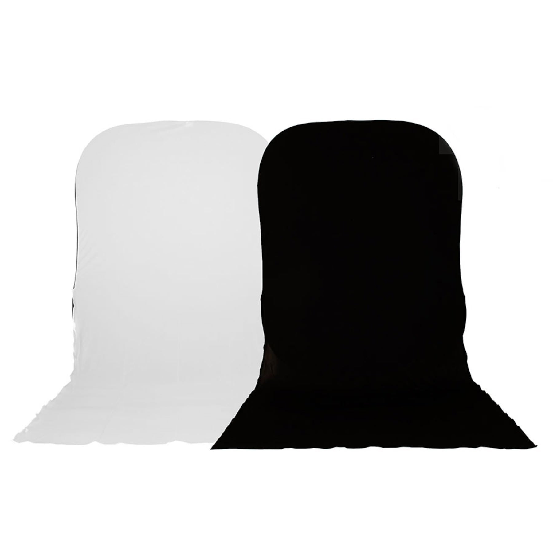 Lastolite BG Collapsible Rev 180x215cm Black & White with Train