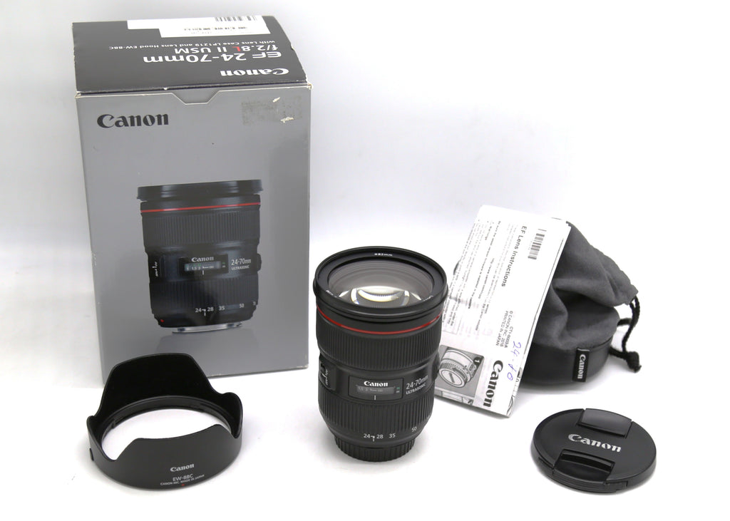 Used Canon EF 24-70mm f2.8L II USM Zoom  S/N - 475501067