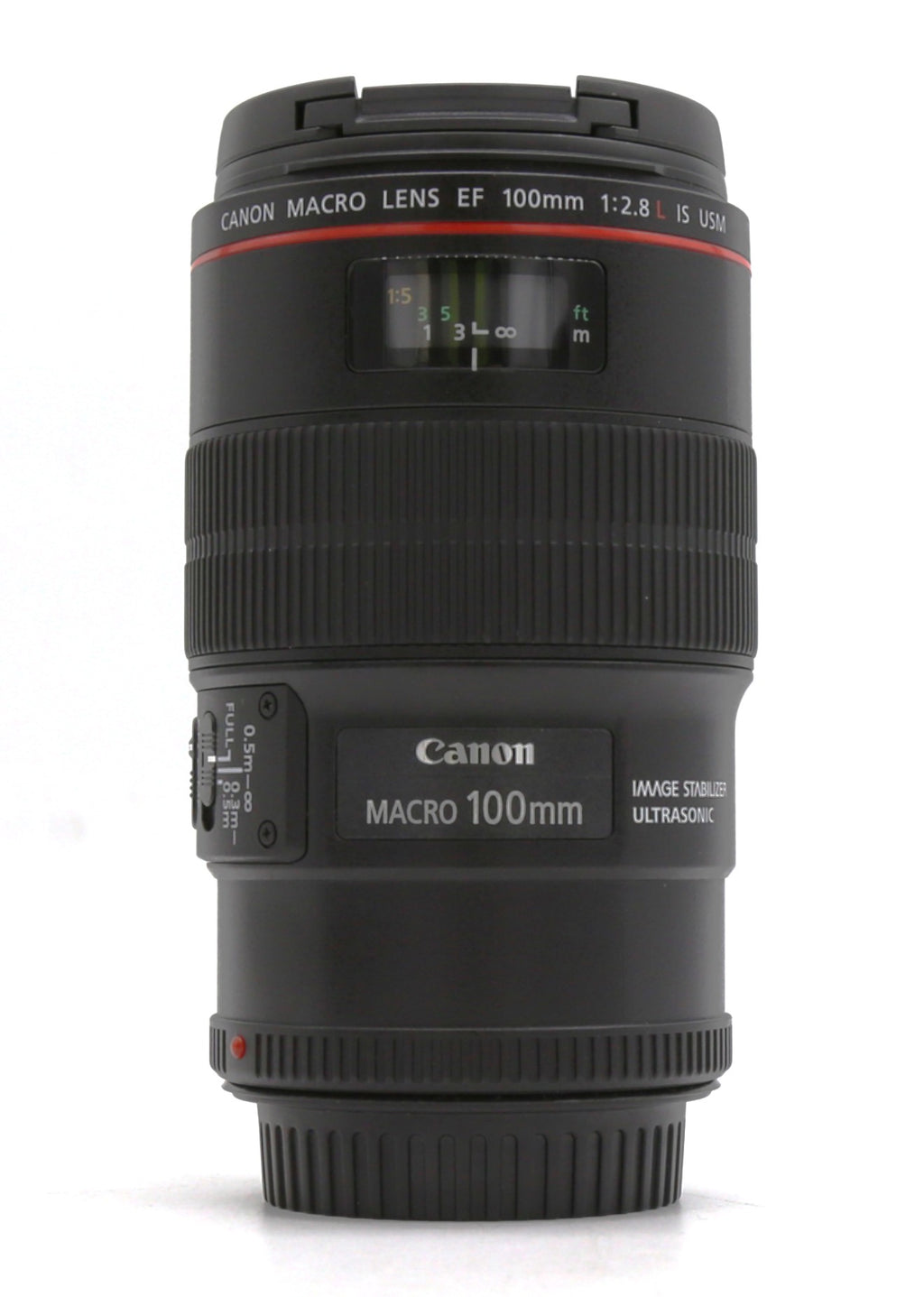 Used Canon 100mm Macro IS L Series USM Lens - EF Mount S/N 5684558