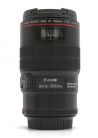 Used Canon 100mm Macro IS L Series USM Lens - EF Mount S/N 5684558