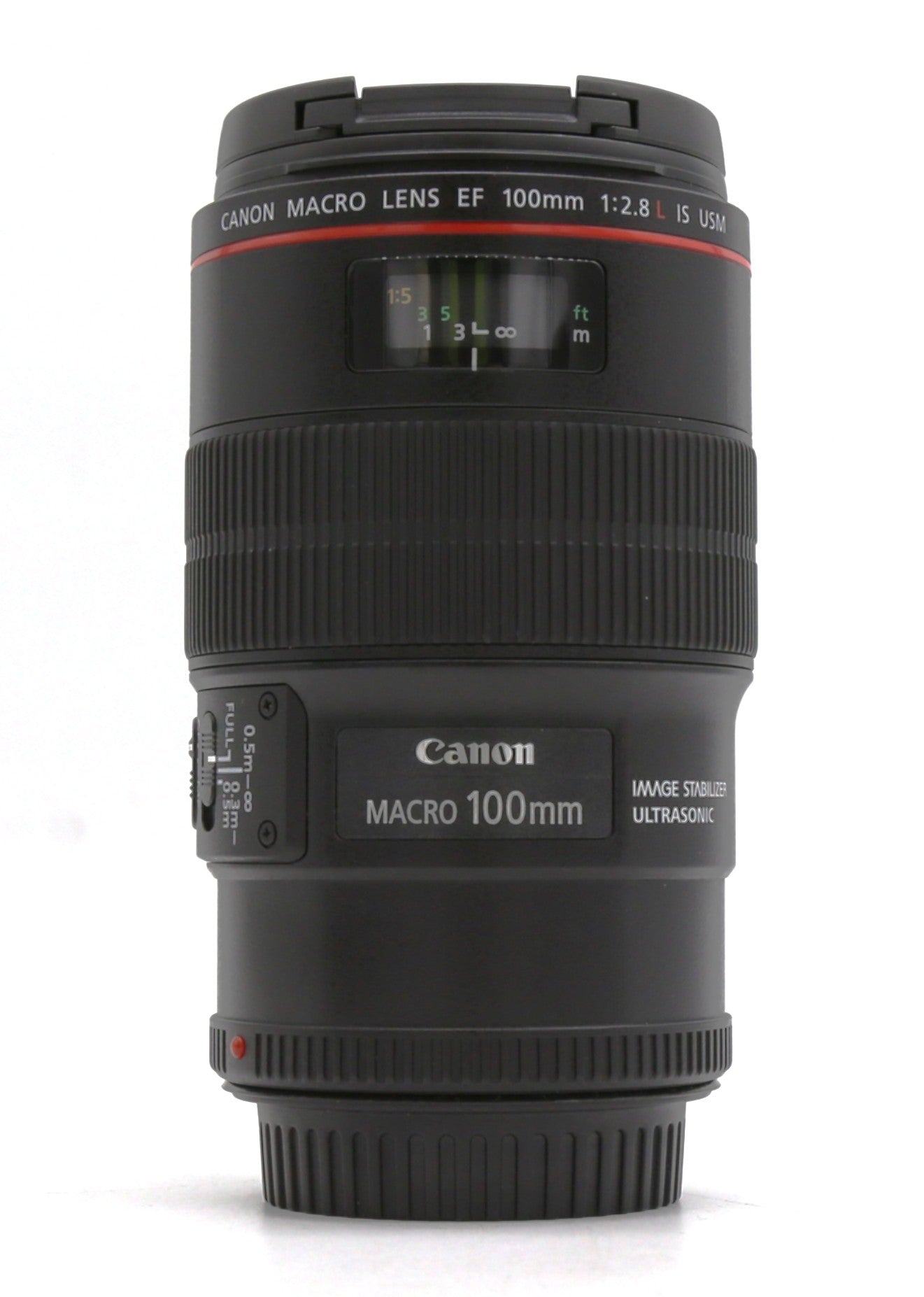 Used Canon 100mm Macro IS L Series USM Lens - EF Mount S/N 5684558