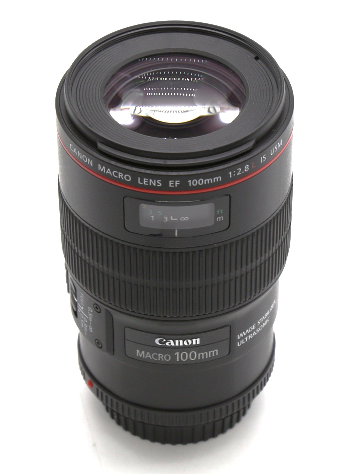 Used Canon 100mm Macro IS L Series USM Lens - EF Mount S/N 5684558
