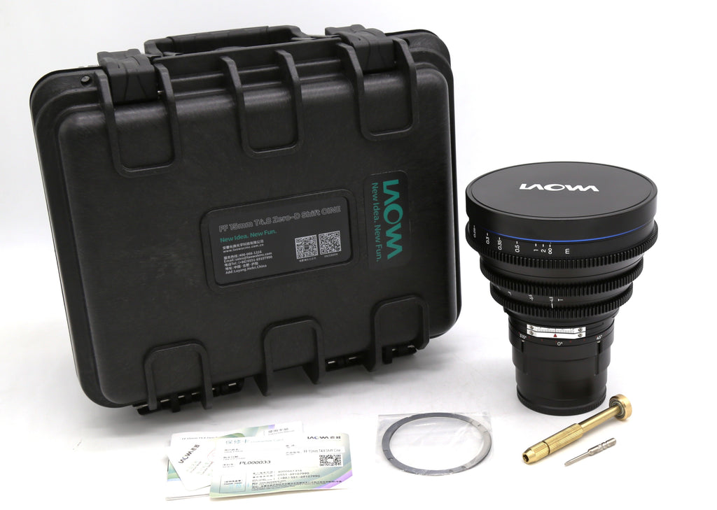 Used Laowa 15mm T4.8 Zero-D Shift Cine (E-Mount) S/N: 000249