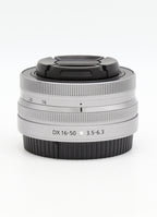 Used Nikon Z DX 16-50mm VR f3.5-6.3 Silver Zoom Lens S/N - 30139793