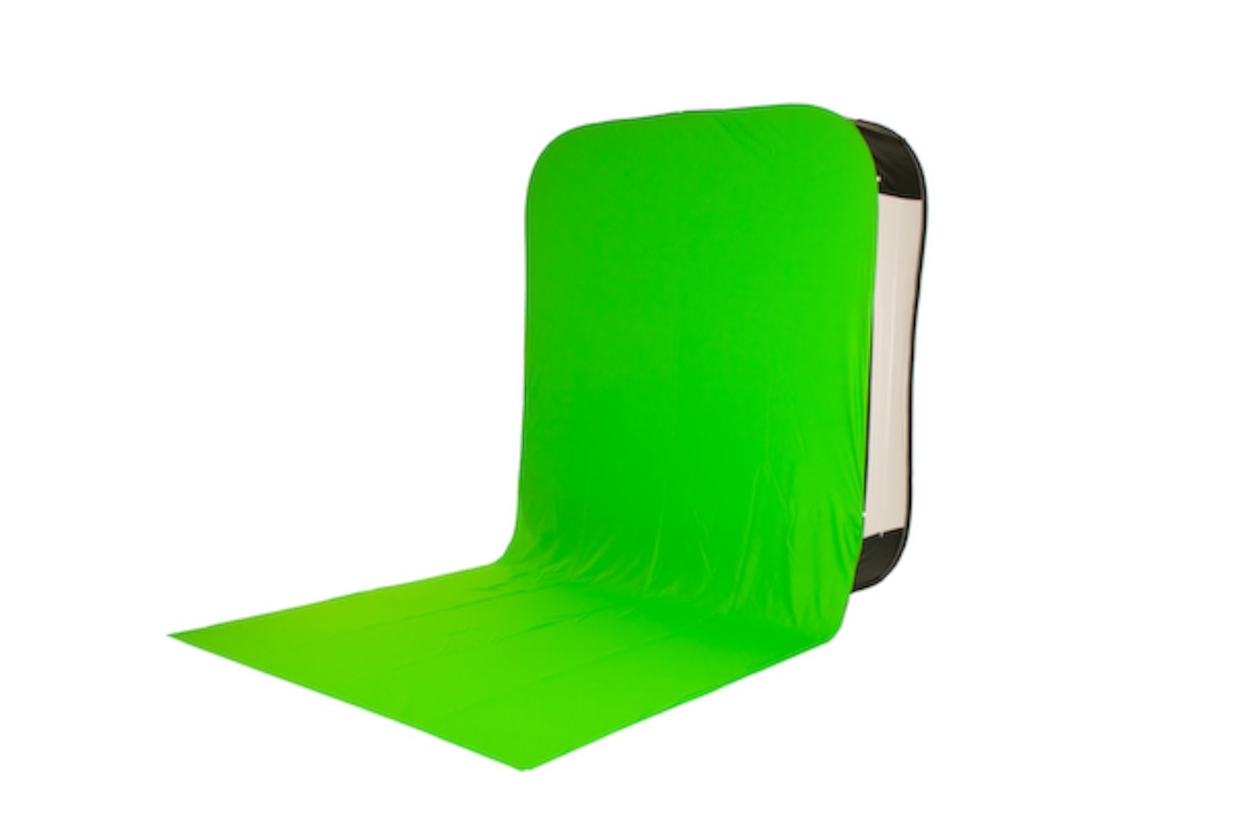 Lastolite BG Bottletop CH Grn 1.8x2.15m fits to Highlite system incl Chromakey Train