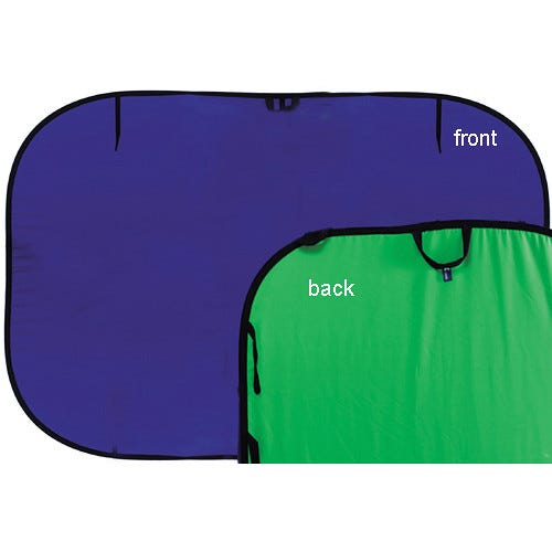 Lastolite Chromakey Blue and Green Collapsible 1.5x1.8m Background