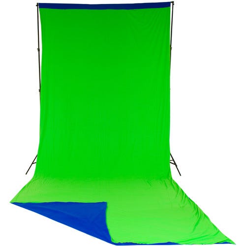 Lastolite Curtain 3x7m Blue and Green Chromakey Background