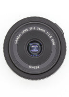 Used Canon EF-S 24mm f/2.8 STM Prime Lens S/N: 6211107885 (Near-Mint)