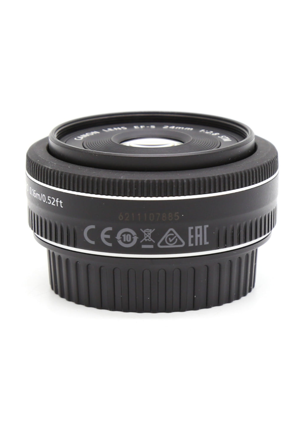 Used Canon EF-S 24mm f/2.8 STM Prime Lens S/N: 6211107885 (Near-Mint)
