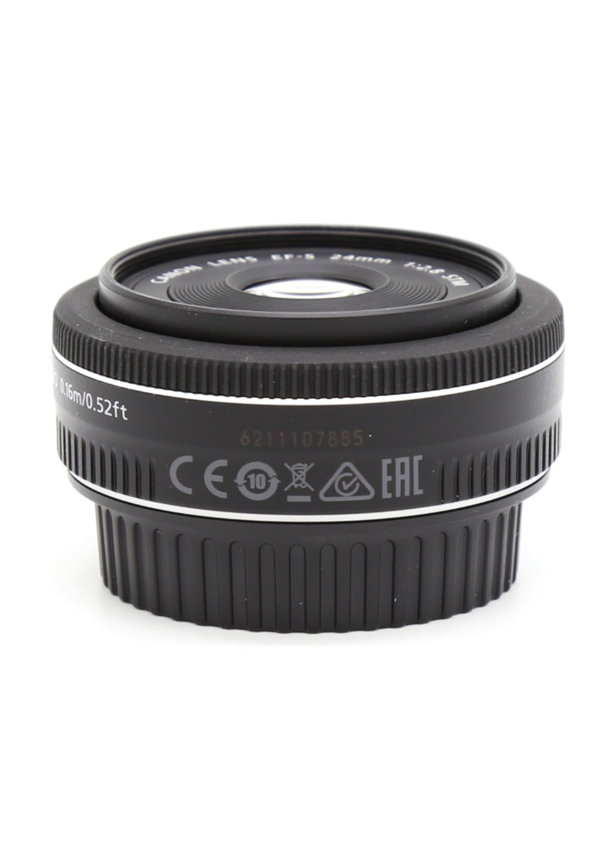 Used Canon EF-S 24mm f/2.8 STM Prime Lens S/N: 6211107885 (Near-Mint)