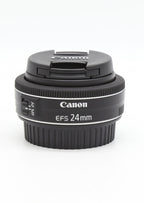 Used Canon EF-S 24mm f/2.8 STM Prime Lens S/N: 6211107885 (Near-Mint)