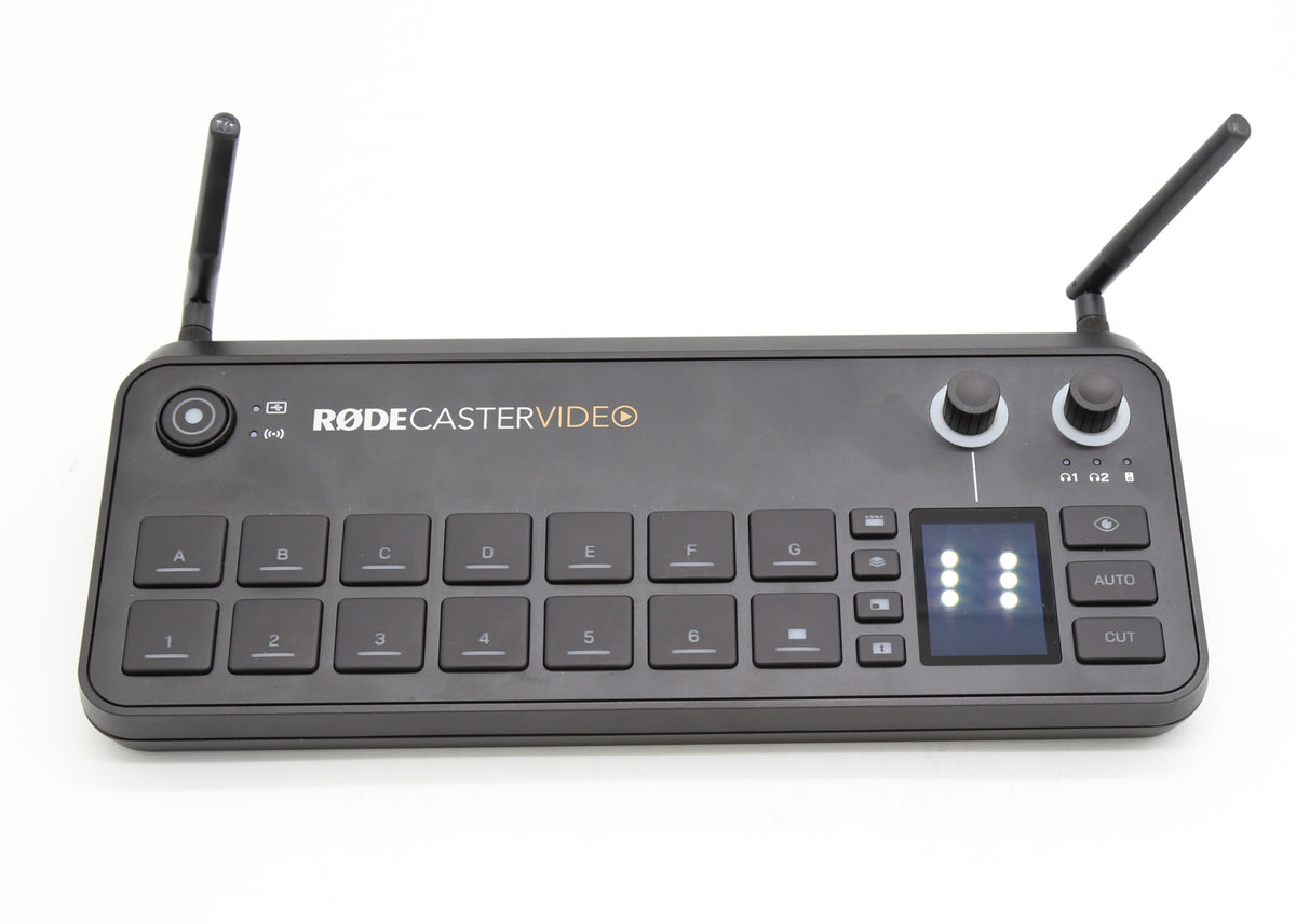 Used Rode RODECaster Video Console for Audio and Video Production SN: JF0002582