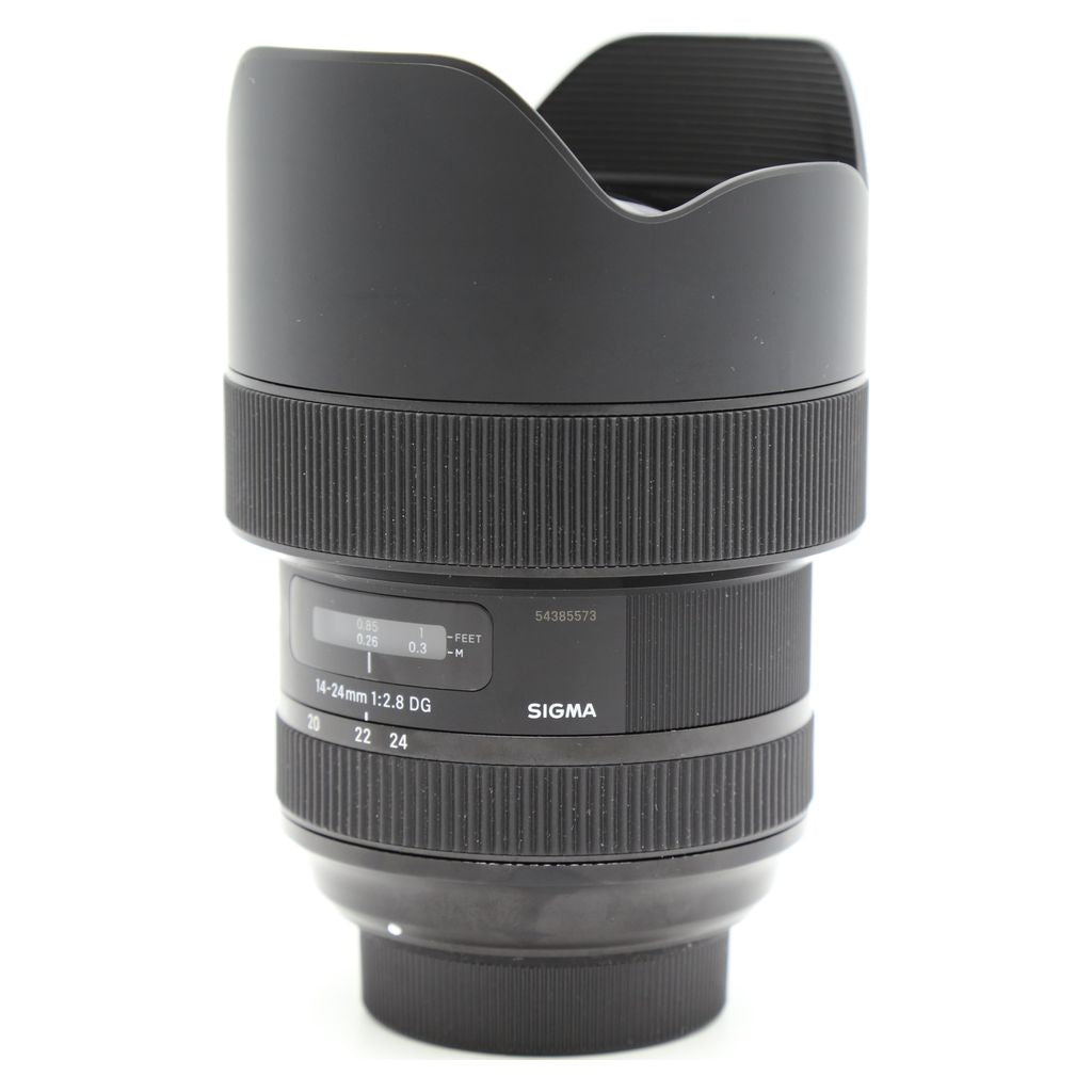 Used Sigma Art 14-24mm F/2.8 DG HSM Lens for Nikon F S/N 54385573