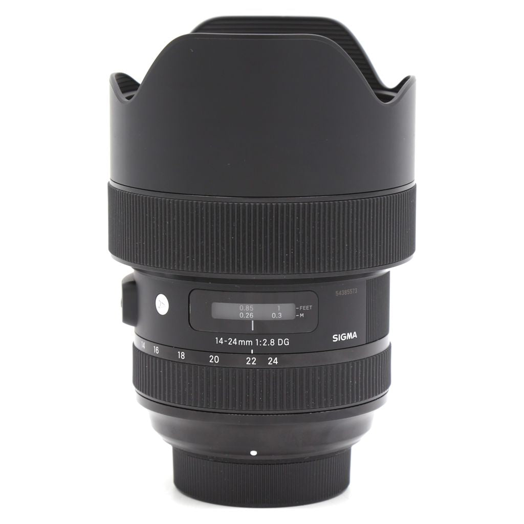 Used Sigma Art 14-24mm F/2.8 DG HSM Lens for Nikon F S/N 54385573