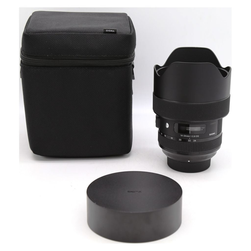 Used Sigma Art 14-24mm F/2.8 DG HSM Lens for Nikon F S/N 54385573