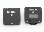 Used Rode Wireless Go Black with Case and accessories. SN: FL0060557