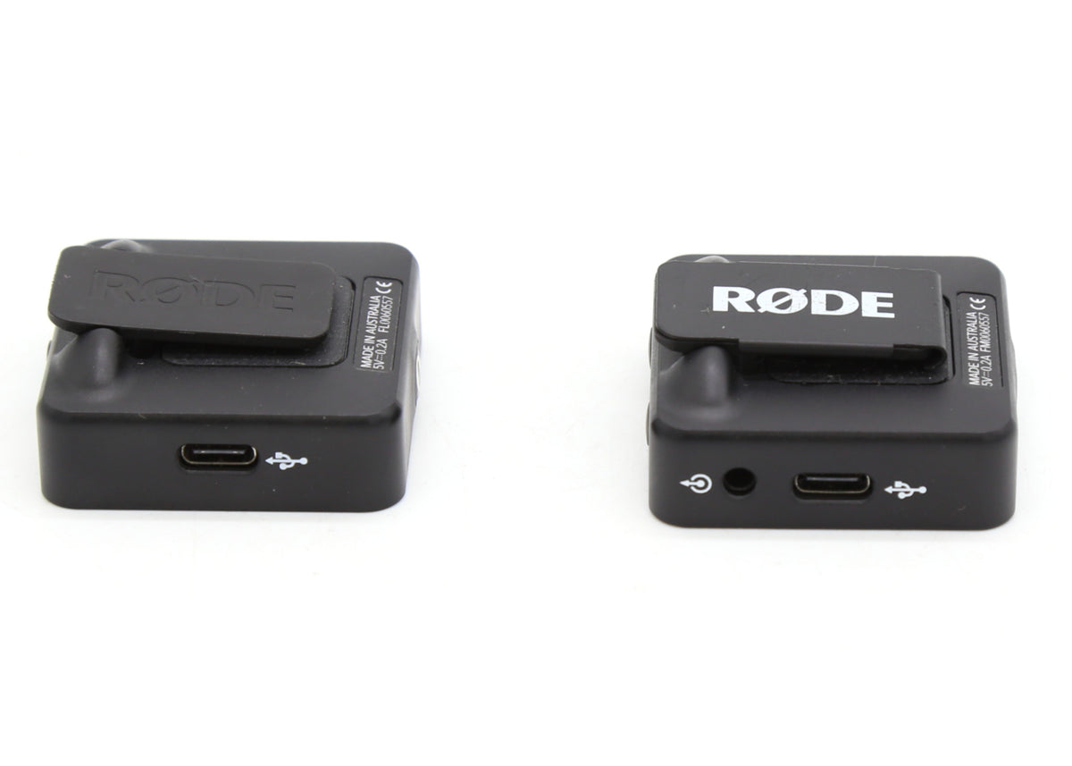 Used Rode Wireless Go Black with Case and accessories. SN: FL0060557
